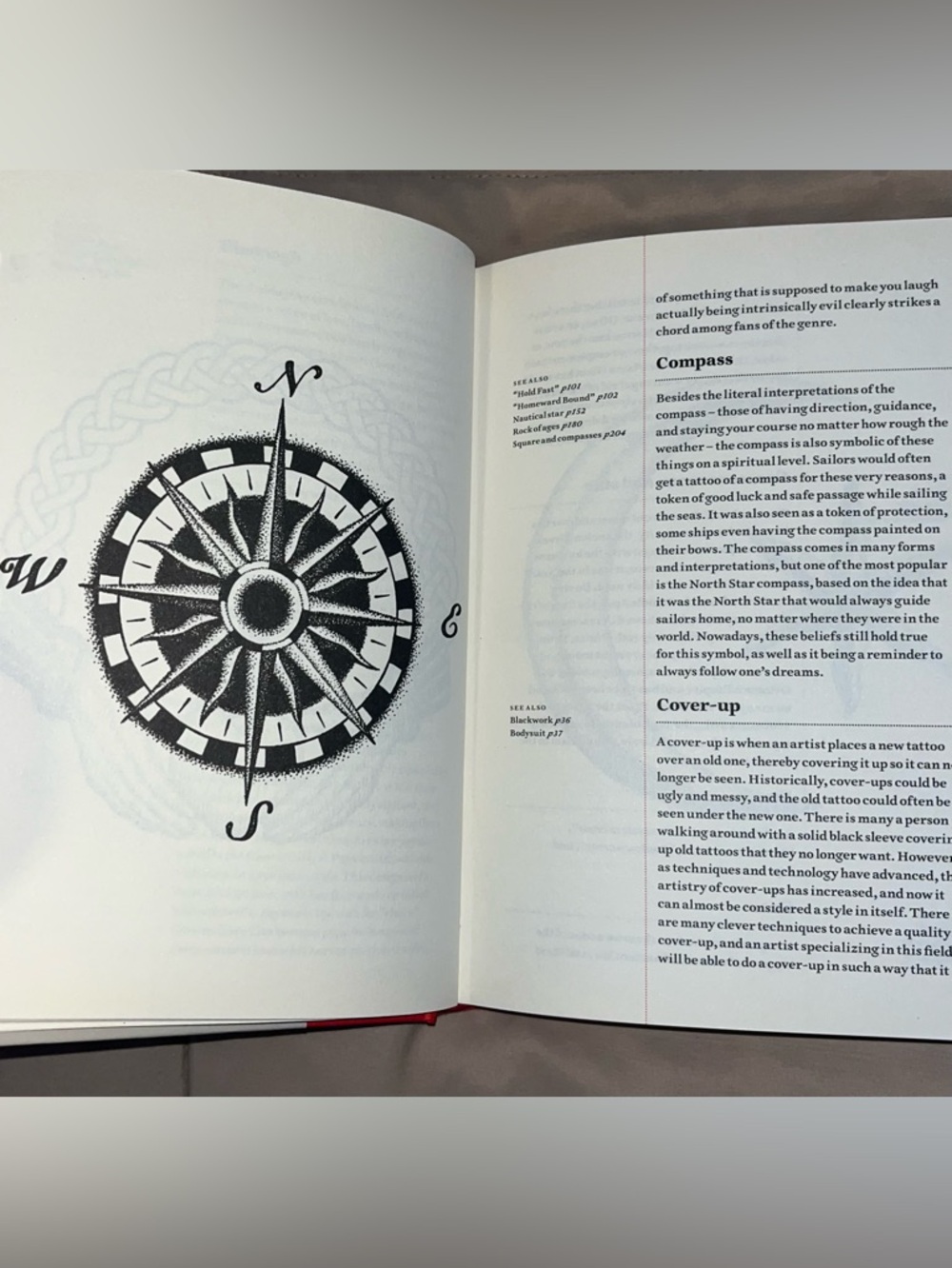 The Tattoo Dictionary Hardcover Book A-Z Guide To The Secret Language Of Tattoos - Picture 8 of 12